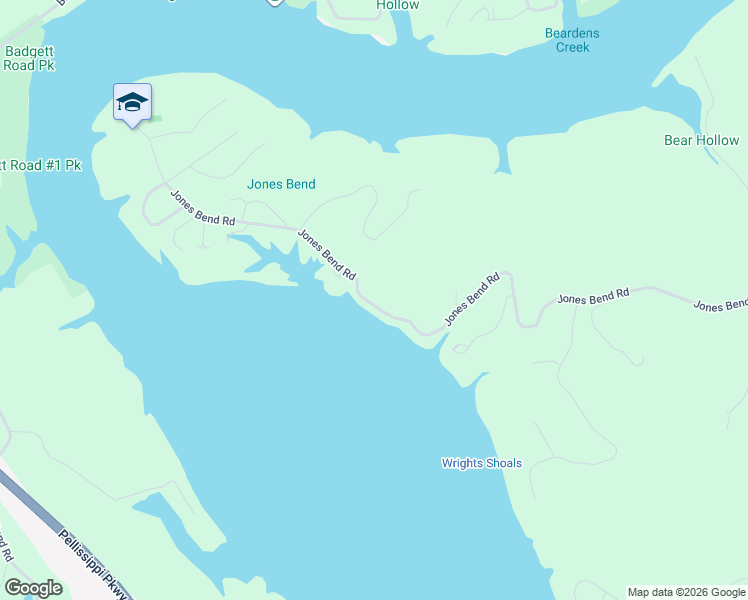 map of restaurants, bars, coffee shops, grocery stores, and more near 2222 Jones Bend Road in Louisville