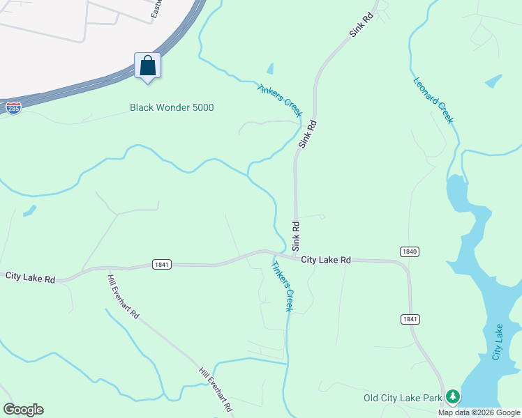 map of restaurants, bars, coffee shops, grocery stores, and more near 1389 City Lake Road in Lexington