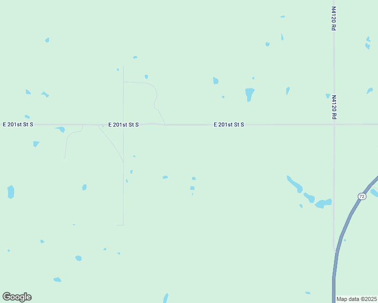 map of restaurants, bars, coffee shops, grocery stores, and more near East 201st South in Coweta