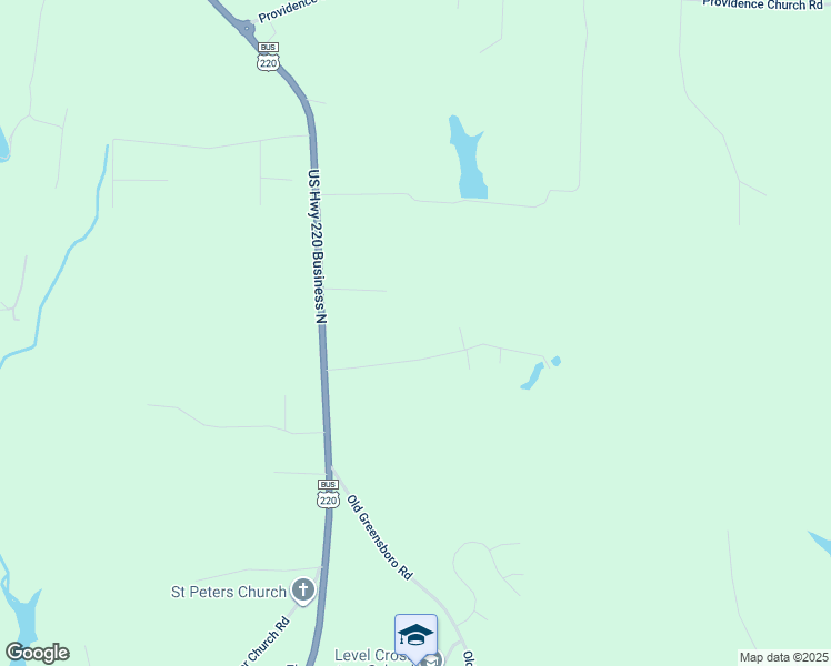map of restaurants, bars, coffee shops, grocery stores, and more near 2 Pond Drive in Randolph County