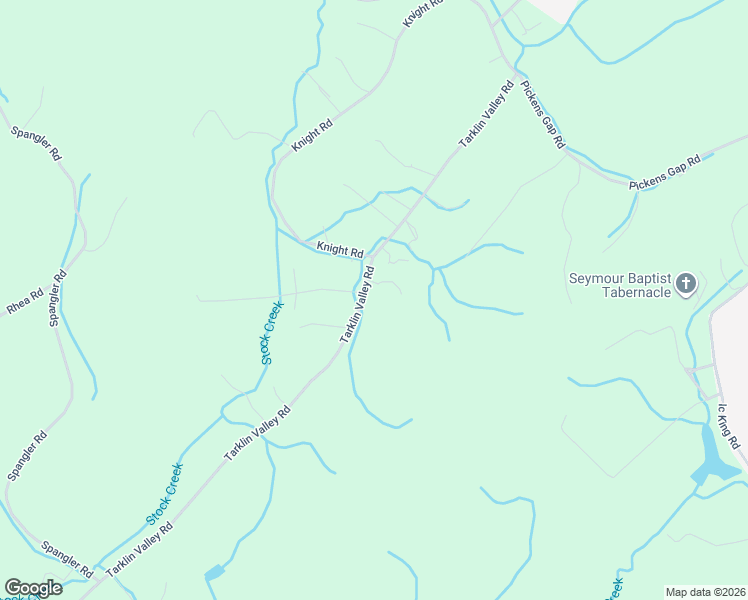 map of restaurants, bars, coffee shops, grocery stores, and more near 1009 Tarklin Valley Road in Knoxville