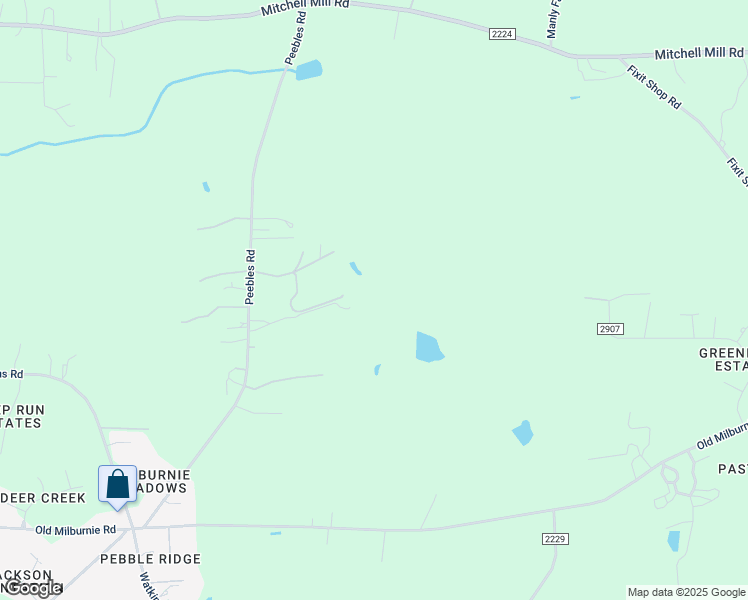 map of restaurants, bars, coffee shops, grocery stores, and more near 5020 Pampers Lane in Raleigh