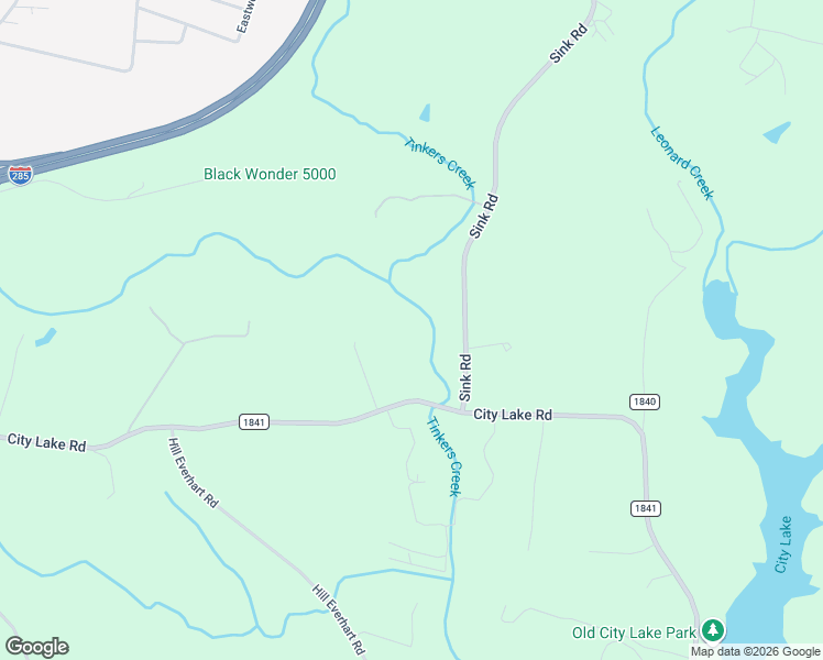 map of restaurants, bars, coffee shops, grocery stores, and more near 1389 City Lake Road in Lexington