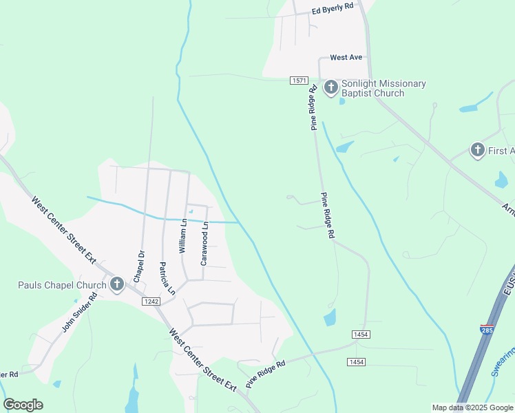 map of restaurants, bars, coffee shops, grocery stores, and more near 1143 Pine Ridge Road in Lexington