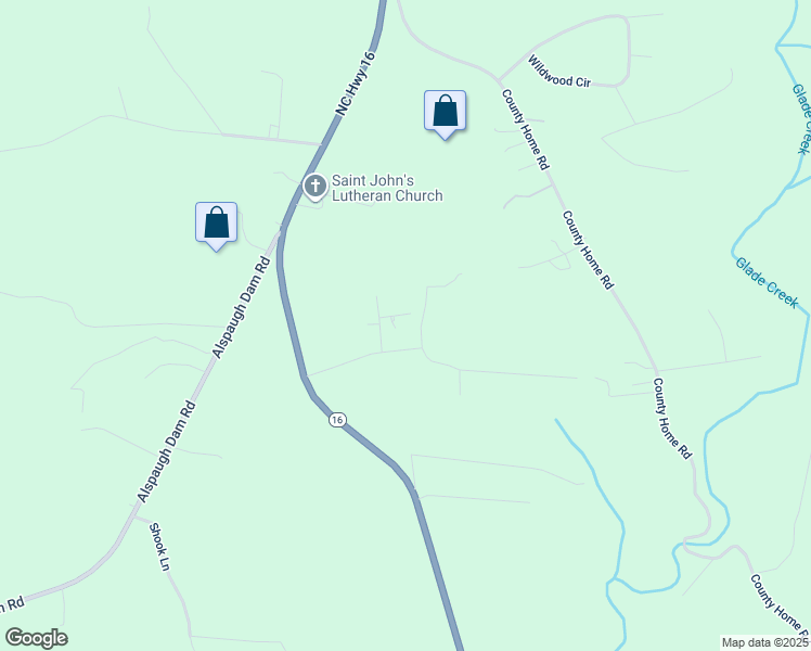 map of restaurants, bars, coffee shops, grocery stores, and more near 58 Saint James Lane in Taylorsville