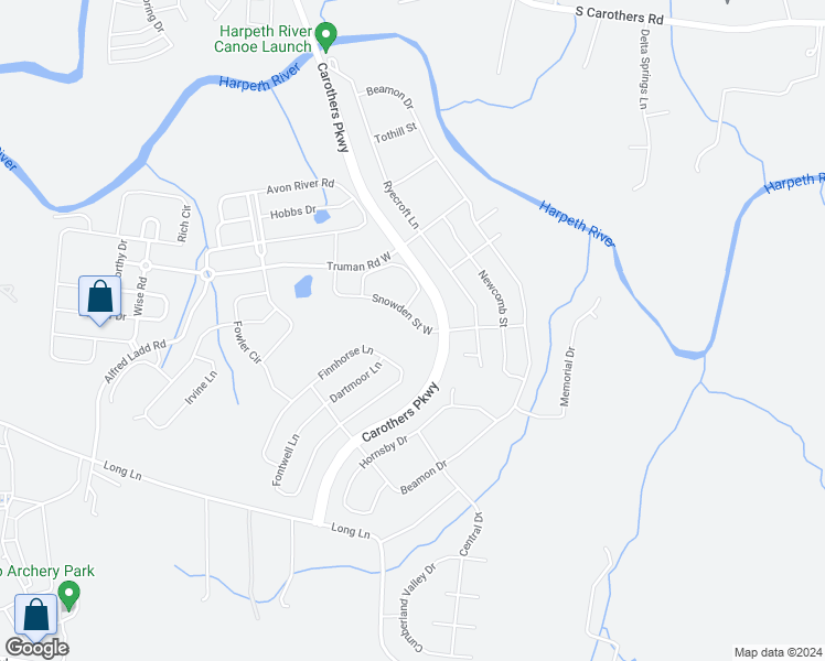map of restaurants, bars, coffee shops, grocery stores, and more near 219 Snowden Street West in Franklin