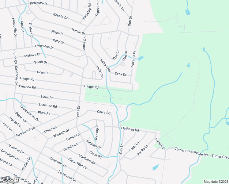 map of restaurants, bars, coffee shops, grocery stores, and more near 6334 Osage Road in Crossville