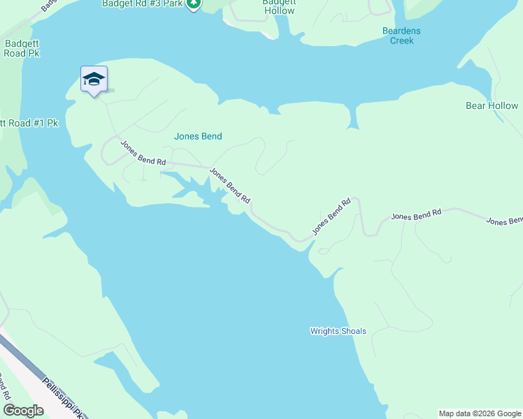 map of restaurants, bars, coffee shops, grocery stores, and more near 2222 Jones Bend Road in Louisville