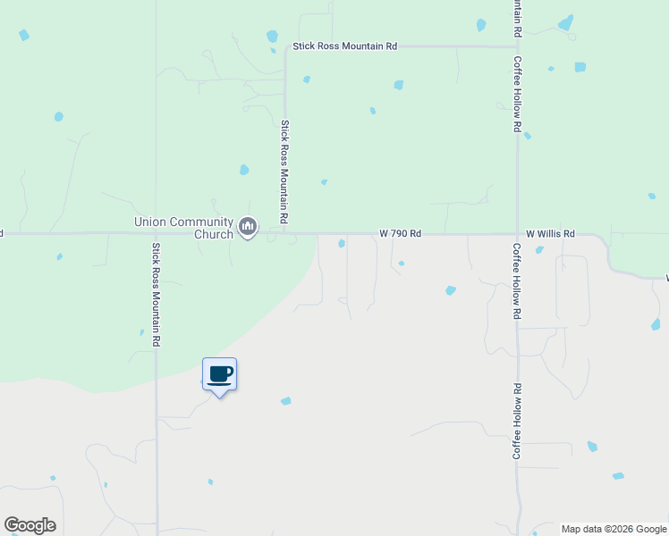 map of restaurants, bars, coffee shops, grocery stores, and more near 21061 South 496 Road in Tahlequah