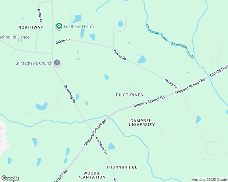 map of restaurants, bars, coffee shops, grocery stores, and more near 3232 Buckhill Tr in Zebulon