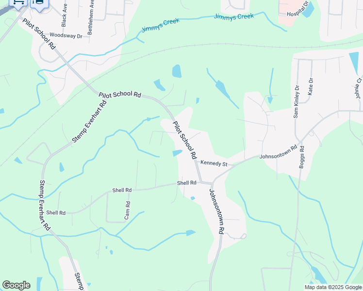 map of restaurants, bars, coffee shops, grocery stores, and more near 1202 Pilot School Road in Thomasville