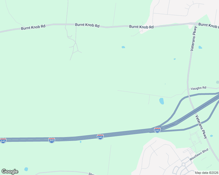 map of restaurants, bars, coffee shops, grocery stores, and more near 7590 Vaughn Road in Murfreesboro