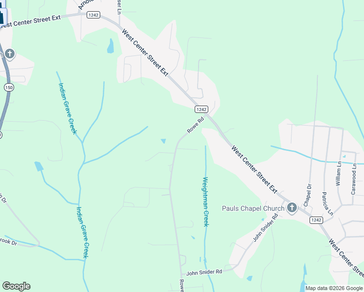 map of restaurants, bars, coffee shops, grocery stores, and more near 2560 Rowe Road in Lexington