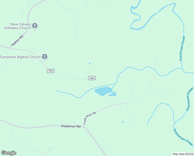 map of restaurants, bars, coffee shops, grocery stores, and more near 822 Turrentine Church Road in Mocksville