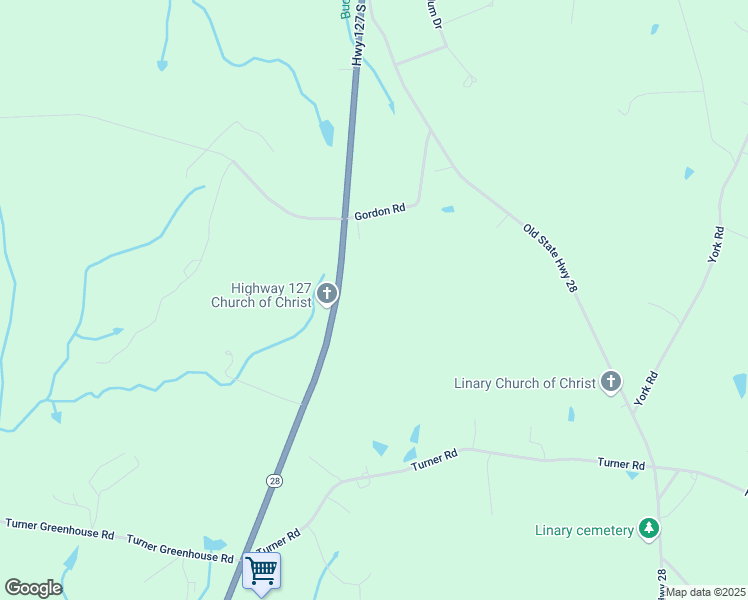 map of restaurants, bars, coffee shops, grocery stores, and more near 6581 U.S. 127 in Crossville