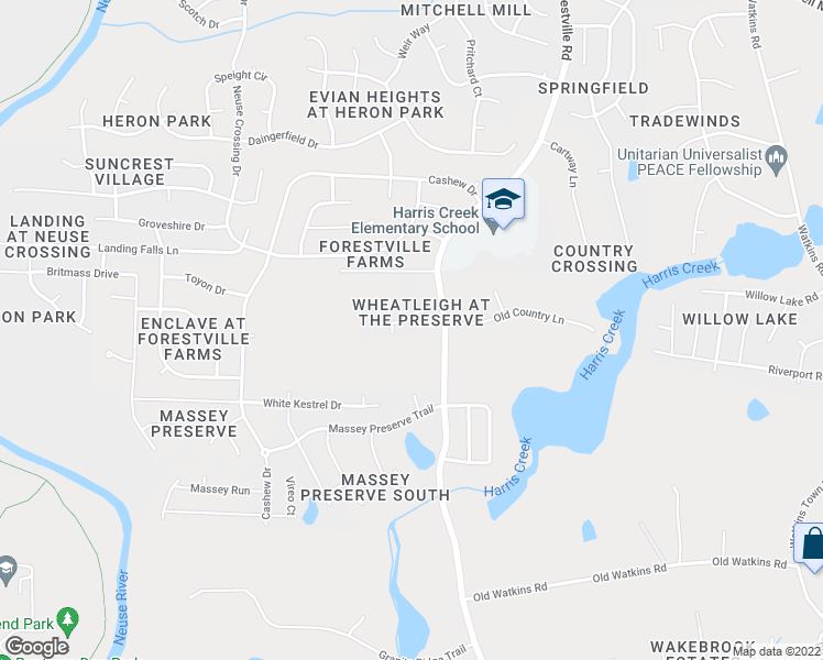 map of restaurants, bars, coffee shops, grocery stores, and more near 4224 Prelude Street in Raleigh