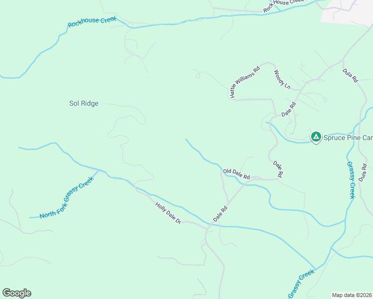 map of restaurants, bars, coffee shops, grocery stores, and more near 120 Holly Dale Drive in Spruce Pine