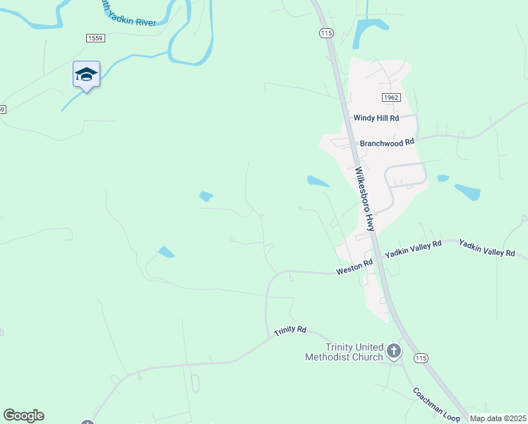 map of restaurants, bars, coffee shops, grocery stores, and more near 154 Beckham Road in Statesville