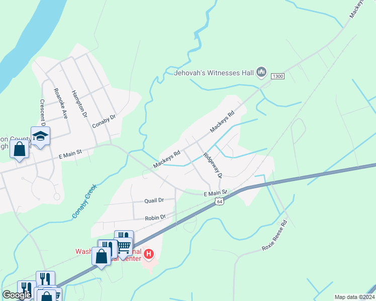 map of restaurants, bars, coffee shops, grocery stores, and more near 102 Jackson Heights Drive in Plymouth