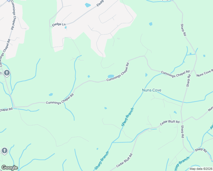 map of restaurants, bars, coffee shops, grocery stores, and more near 1121 Cummings Chapel Road in Sevierville