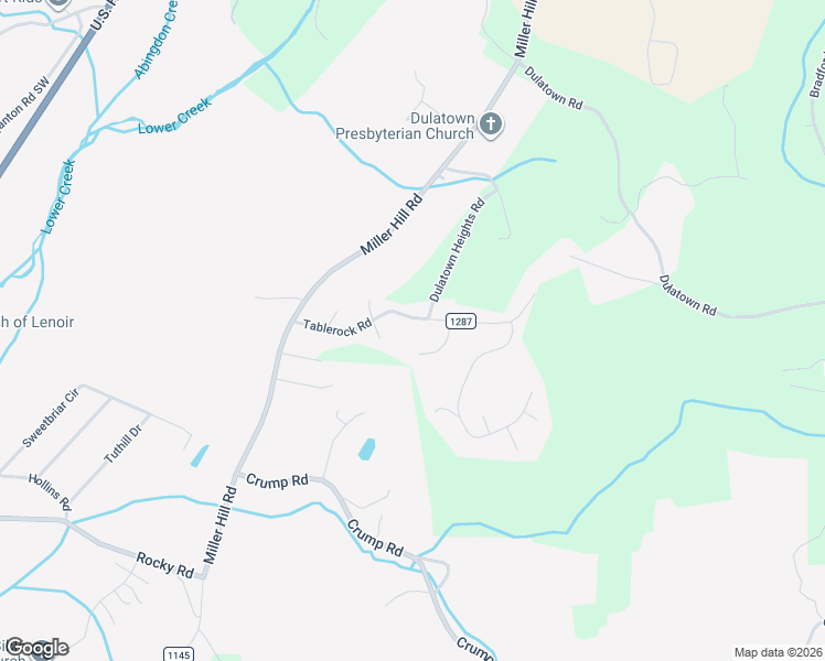map of restaurants, bars, coffee shops, grocery stores, and more near 2680 Tablerock Rd in Lenoir
