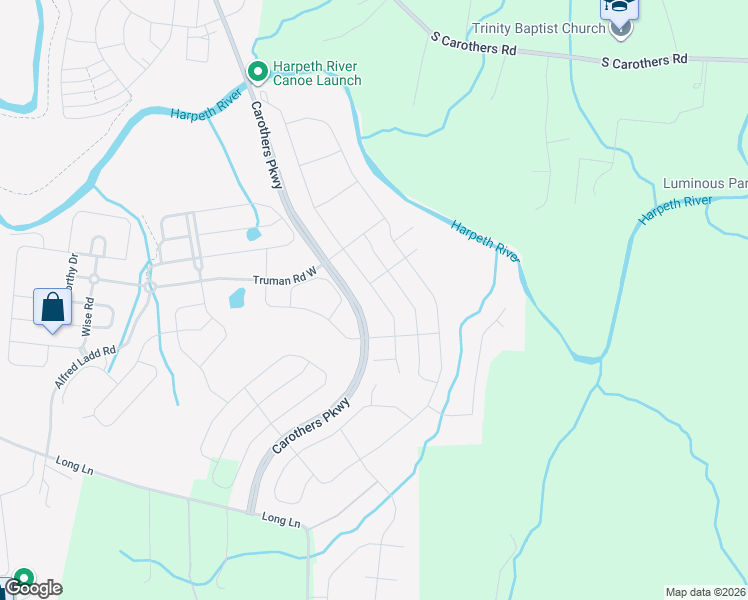 map of restaurants, bars, coffee shops, grocery stores, and more near 960 Ryecroft Lane in Franklin