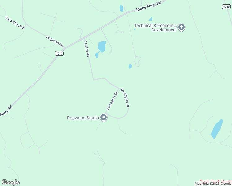 map of restaurants, bars, coffee shops, grocery stores, and more near 3511 Stonegate Drive in Chapel Hill
