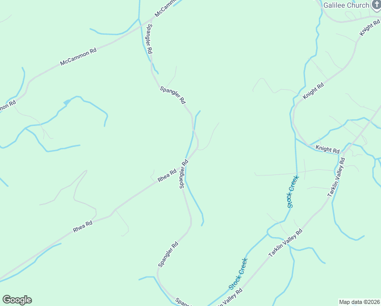 map of restaurants, bars, coffee shops, grocery stores, and more near 8527 Spangler Road in Knoxville