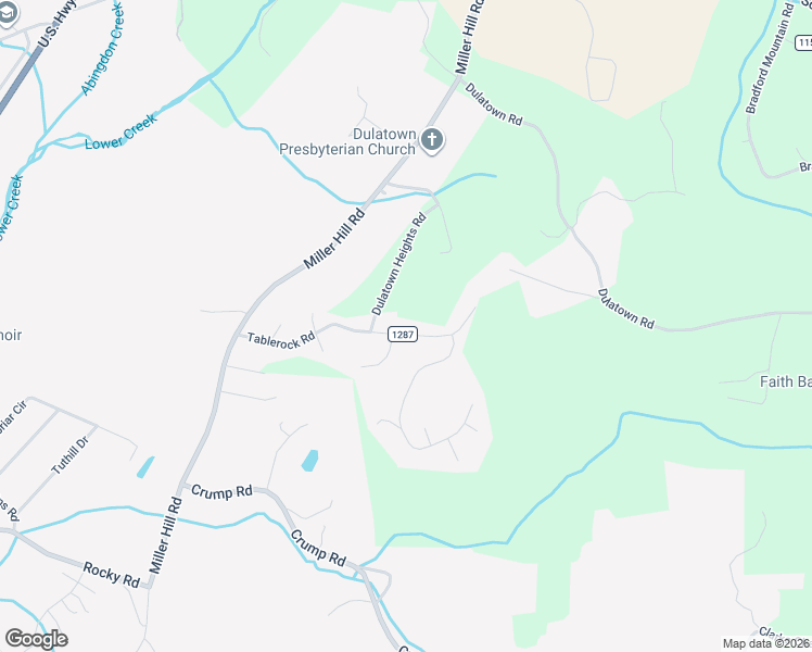 map of restaurants, bars, coffee shops, grocery stores, and more near 2704 Tablerock Road in Lenoir