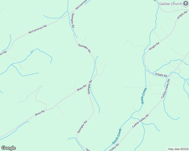 map of restaurants, bars, coffee shops, grocery stores, and more near 8527 Spangler Road in Knoxville