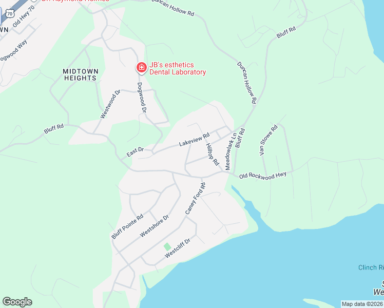 map of restaurants, bars, coffee shops, grocery stores, and more near 212 Reba Avenue in Harriman