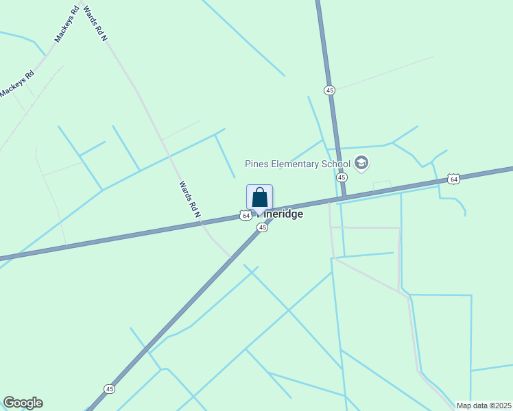 map of restaurants, bars, coffee shops, grocery stores, and more near 2783 U.S. 64 in Plymouth