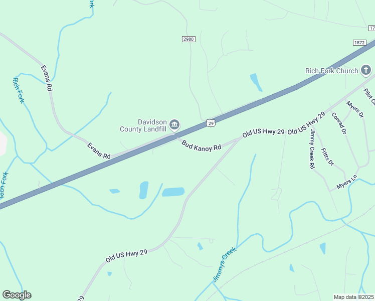 map of restaurants, bars, coffee shops, grocery stores, and more near 234 Bud Kanoy Road in Thomasville