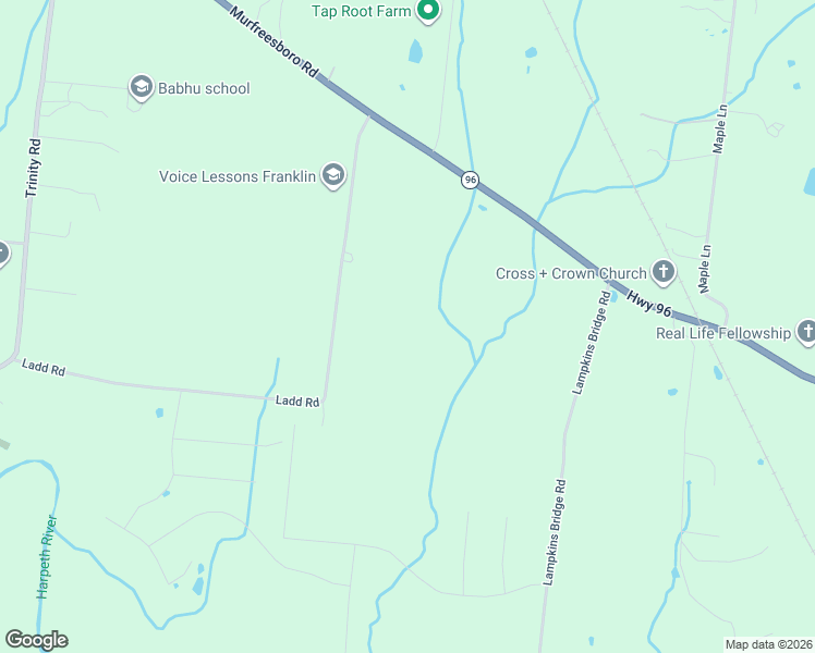 map of restaurants, bars, coffee shops, grocery stores, and more near 6246 Ladd Road in Franklin