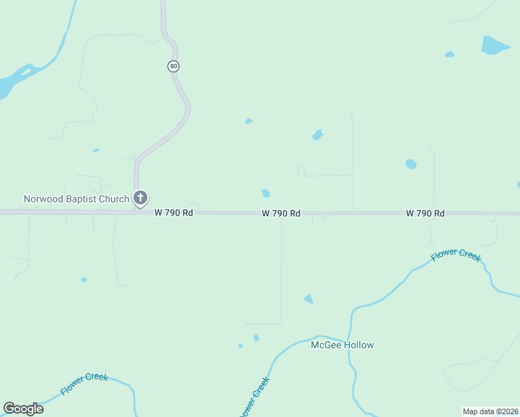 map of restaurants, bars, coffee shops, grocery stores, and more near 6182-6346 West 790 Road in Hulbert