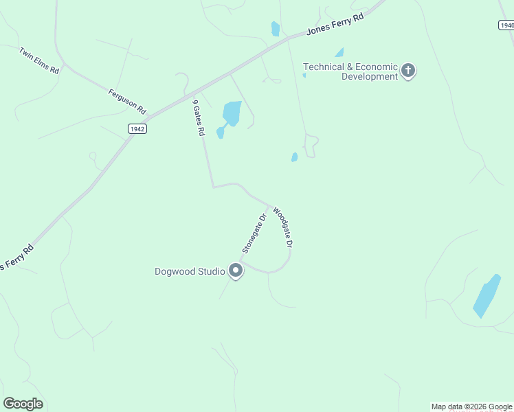 map of restaurants, bars, coffee shops, grocery stores, and more near 3511 Stonegate Drive in Chapel Hill