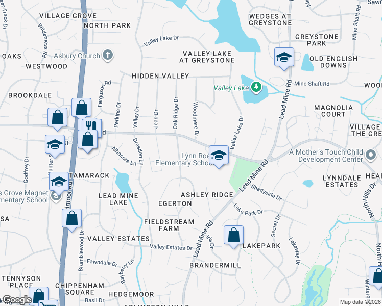 map of restaurants, bars, coffee shops, grocery stores, and more near 6504 Ben Bur Road in Raleigh