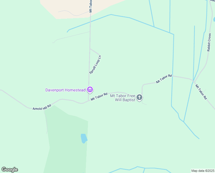 map of restaurants, bars, coffee shops, grocery stores, and more near 2410 Mount Tabor Road in Creswell