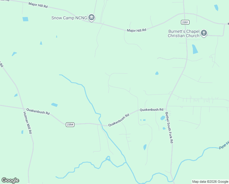 map of restaurants, bars, coffee shops, grocery stores, and more near 7921 Pegg Neave Road in Snow Camp
