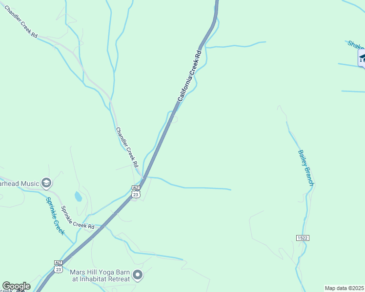 map of restaurants, bars, coffee shops, grocery stores, and more near 6132 U.S. 23 Alternate in Mars Hill