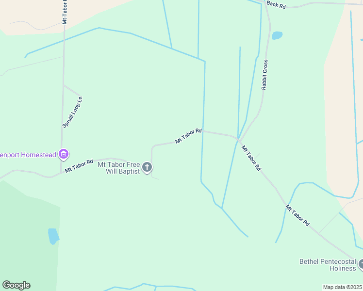 map of restaurants, bars, coffee shops, grocery stores, and more near 1841 Mount Tabor Road in Creswell