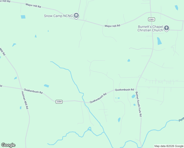 map of restaurants, bars, coffee shops, grocery stores, and more near 7921 Pegg Neave Road in Snow Camp