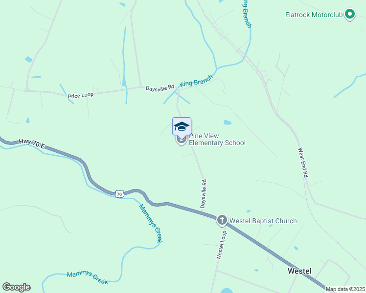 map of restaurants, bars, coffee shops, grocery stores, and more near 349 Daysville Road in Rockwood