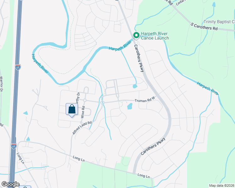 map of restaurants, bars, coffee shops, grocery stores, and more near 350 Molly Bright Lane in Franklin