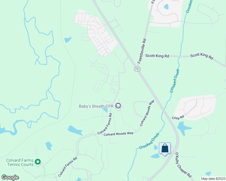 map of restaurants, bars, coffee shops, grocery stores, and more near 814 Saint Charles Street in Durham