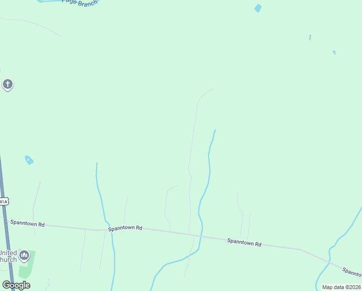 map of restaurants, bars, coffee shops, grocery stores, and more near 2942 Spanntown Road in Arrington