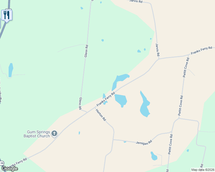 map of restaurants, bars, coffee shops, grocery stores, and more near 4834 Franks Ferry Road in Sparta