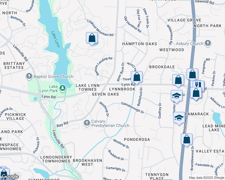 map of restaurants, bars, coffee shops, grocery stores, and more near 2812 Seclusion Court in Raleigh