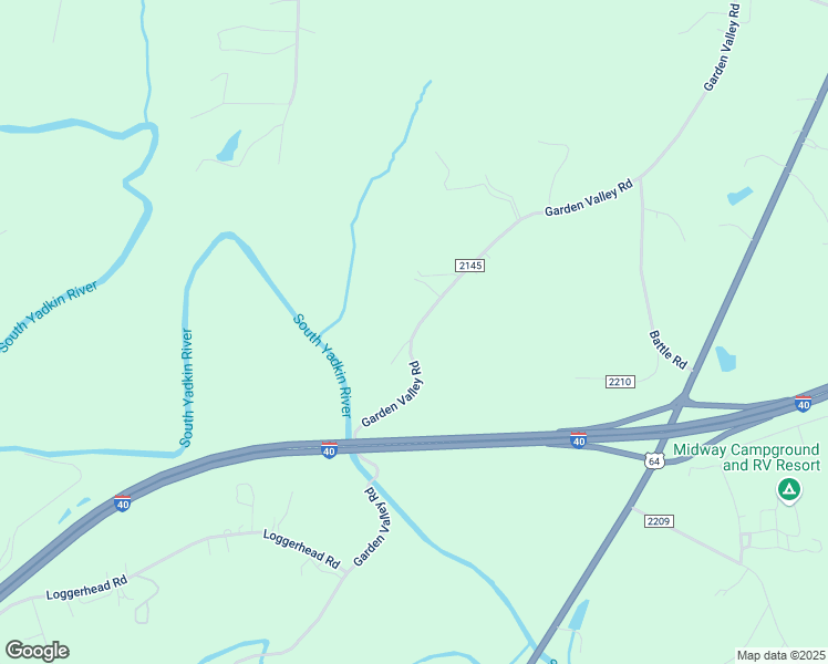 map of restaurants, bars, coffee shops, grocery stores, and more near State Road 2145 in Statesville