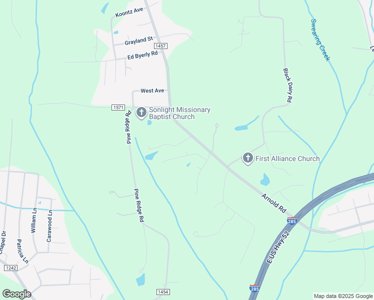 map of restaurants, bars, coffee shops, grocery stores, and more near 210 Hollow Creek in Lexington